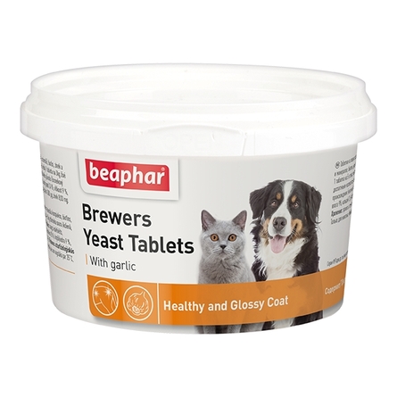 Beaphar Brewers Yeast Tablets With Garlic Кормовая добавка для взрослых собак (с пивными дрожжами и чесноком), 250 таблеток – интернет-магазин Ле’Муррр