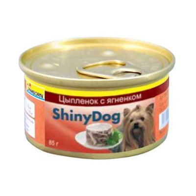 Gimpet ShinyDog Филе в собственном соку для взрослых собак всех пород (с цыпленком и ягненком) – интернет-магазин Ле’Муррр